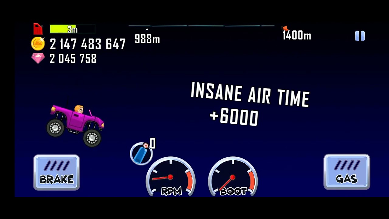Cool Uphill Adventure Monster Truck and Moon 1423 m ( Current World Record )