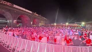 England Fans on No Sleep Go Wild for Teams World Cup Knockout Win