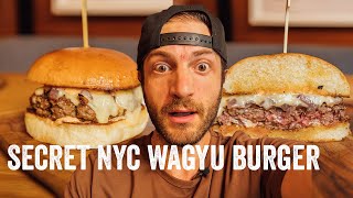 NYC's SECRET Off the Menu Wagyu Burger! | Jeremy Jacobowitz Resimi