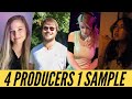 4 PRODUCERS 1 SAMPLE ft. Kimberly Mangano, DAND3LION, Ma.St