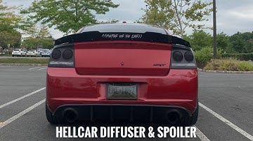 HOW TO INSTALL 2015 HELLCAT SPOILER & DIFFUSER ON TO YOUR 06-10 CHARGER SRT