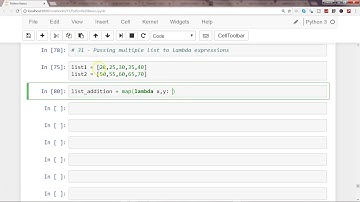 Python 3 Programming Tutorial | #11  Processing multiple list with map function & lambda function