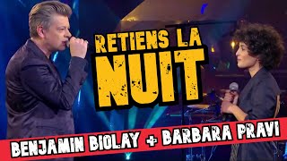 Video thumbnail of "Benjamin Biolay & Barbara Pravi - Retiens la nuit (Johnny Hallyday) - Secours Pop, la grande soirée"