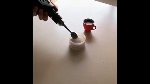 Stirring your coffee via drill machine #shorts