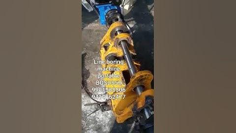 Automatic welding attachment with line boring machine portable BOSDS50 9901585506