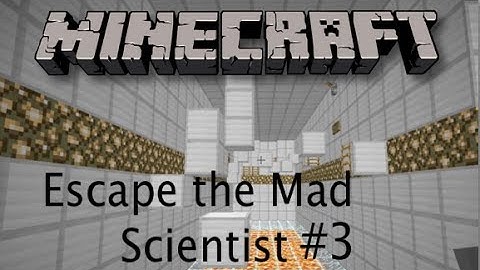Minecraft Puzzle Map- Escape the Mad Scientist (Part 3)