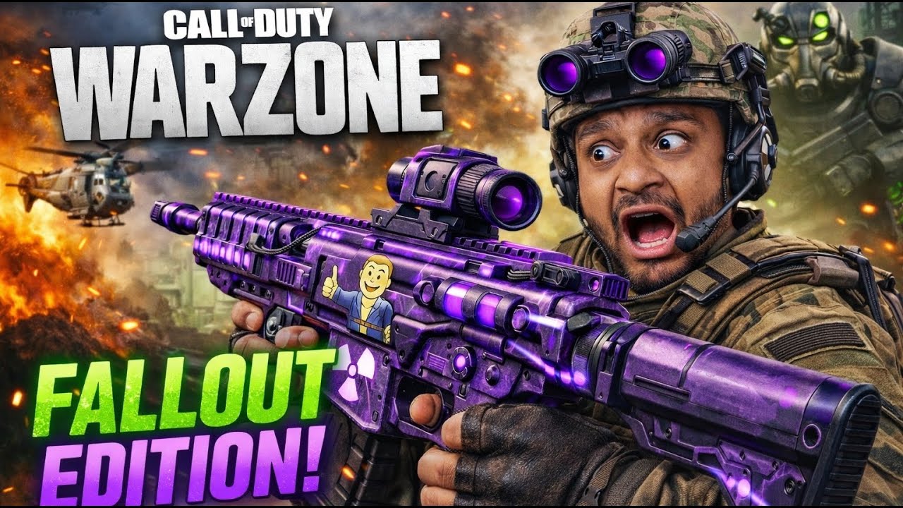 WARZONE FALLOUT EDITION 🔥 Neon Purple Gun Loadout (Insane Gameplay!