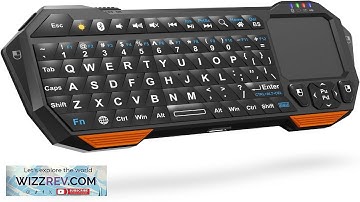 Fosmon Mini Bluetooth Keyboard (QWERTY Keypad) Wireless Portable with Touchpad Compatible Review