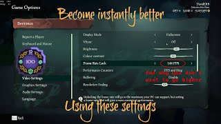 The BEST (keyboard) SETTINGS guide for Sea of Thieves - Improve your FPS instantly.