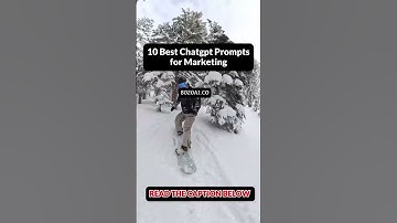 10 Best ChatGPT prompts for marketing
