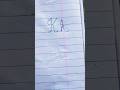 write K in cursive writing #shorts#cursivehandwriting #handwriting