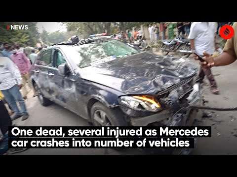 One dead, several injured as Mercedes car crashes into number of vehicles