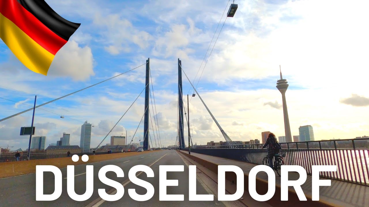  Update New  DUSSELDORF Harbour Driving Tour 2021 🇩🇪 Düsseldorf Germany 4K Video Tour
