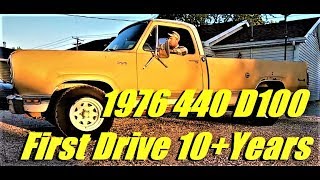 Super Rare 440 Dodge Truck FIRST DRIVE in 10+ years