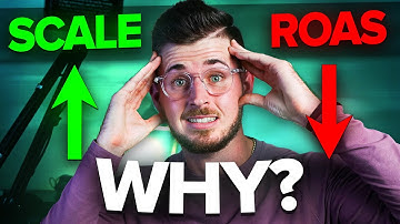 Why Does ROAS Drop As You Scale & How To FIX It? - The TRUTH!