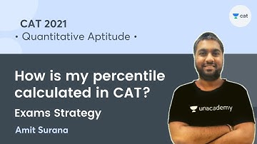 How is my percentile calculated in CAT? l Exams Strategy l CAT 2021 l Unacademy CAT l Amit Surana