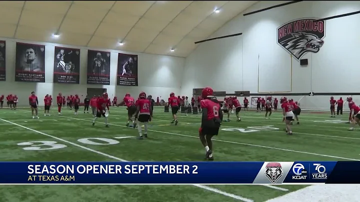 Preseason football camp begins for the New Mexico Lobos
