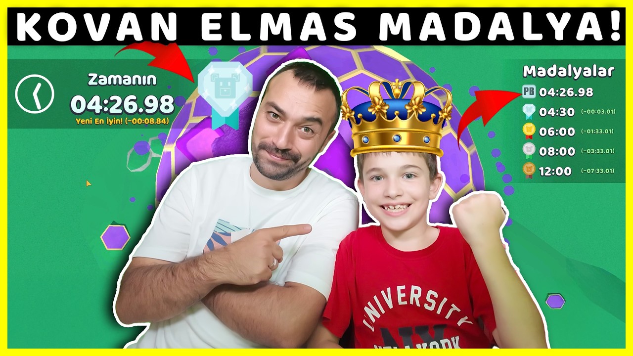 SUPER BEAR ADVENTURE MUHAMMED ALP İLE KOVAN ELMAS MADALYA SPEEDRUN | SÜPER AYI