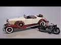 1932 Chrysler Imperial 8 Indian Motorcycle Gangbusters Figures 1/25 Scale Model Kit Build Review MPC