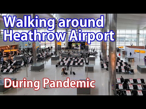 Tokyo, اليابان | مطار around London Heathrow | جولة في المطار 4K