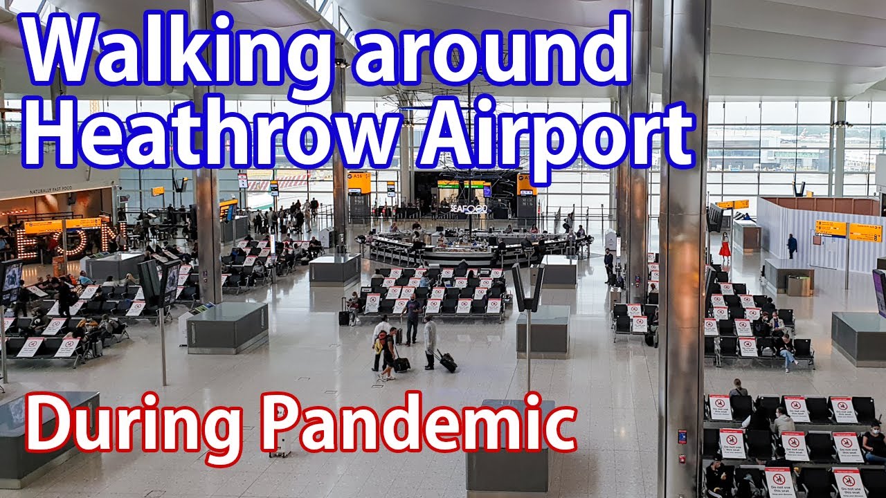 Tokyo, Japon | Aéroport de around London Heathrow | Promenade dans l’Aéroport 4K