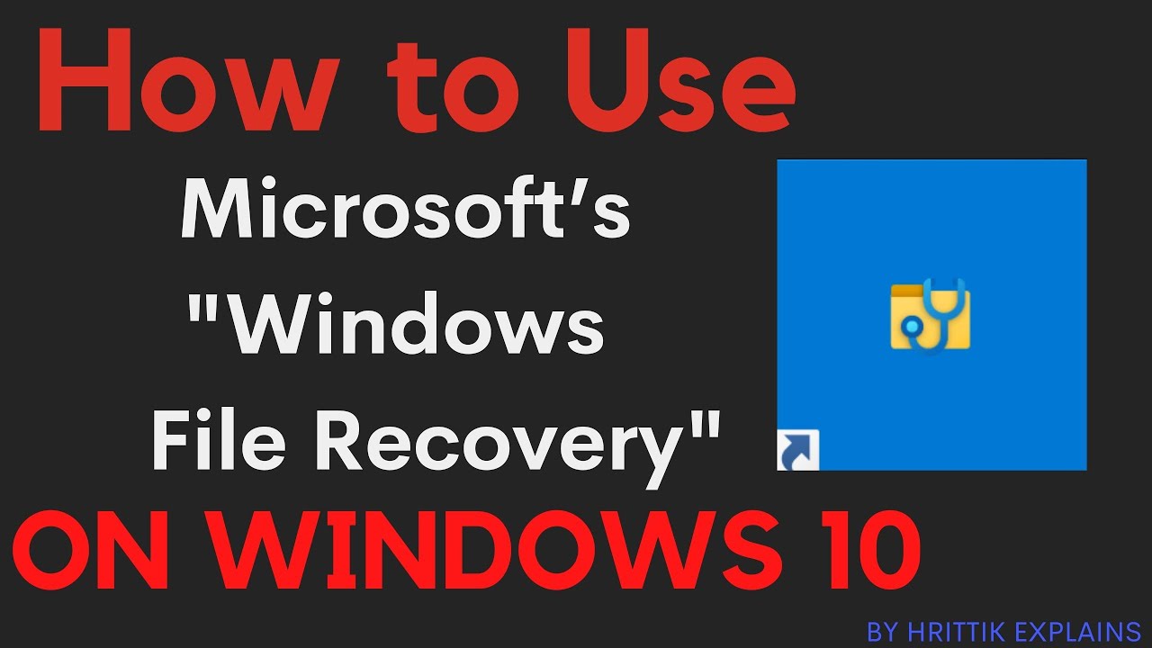 windows recovery download windows 10