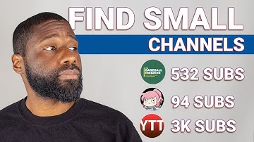 How to find small channels on YouTube 2025