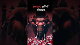 क्या Taj Mahal सच में हाथियों की कब्र पर बना? | #shorts