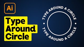 how to type around a circle in illustrator