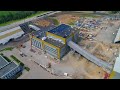 Industrial Building Under Construction Stock Video