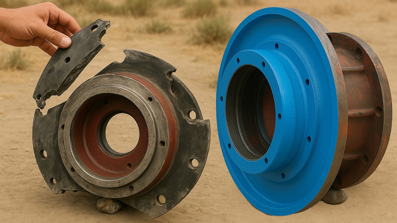 Hub Shell Callapsed Wheel Hub Ruined Beyond Repair? Here’s How It Was Reforged and Reborn ...