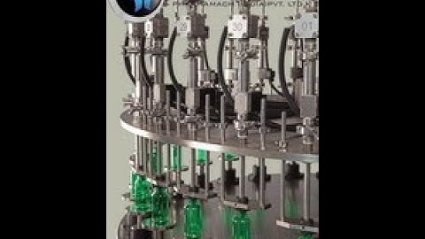 LIQFILL-240FM Rotary Monoblock 30 Head Flow Meter Liquid Filling and 12 Head ROPP Aluminum Capping