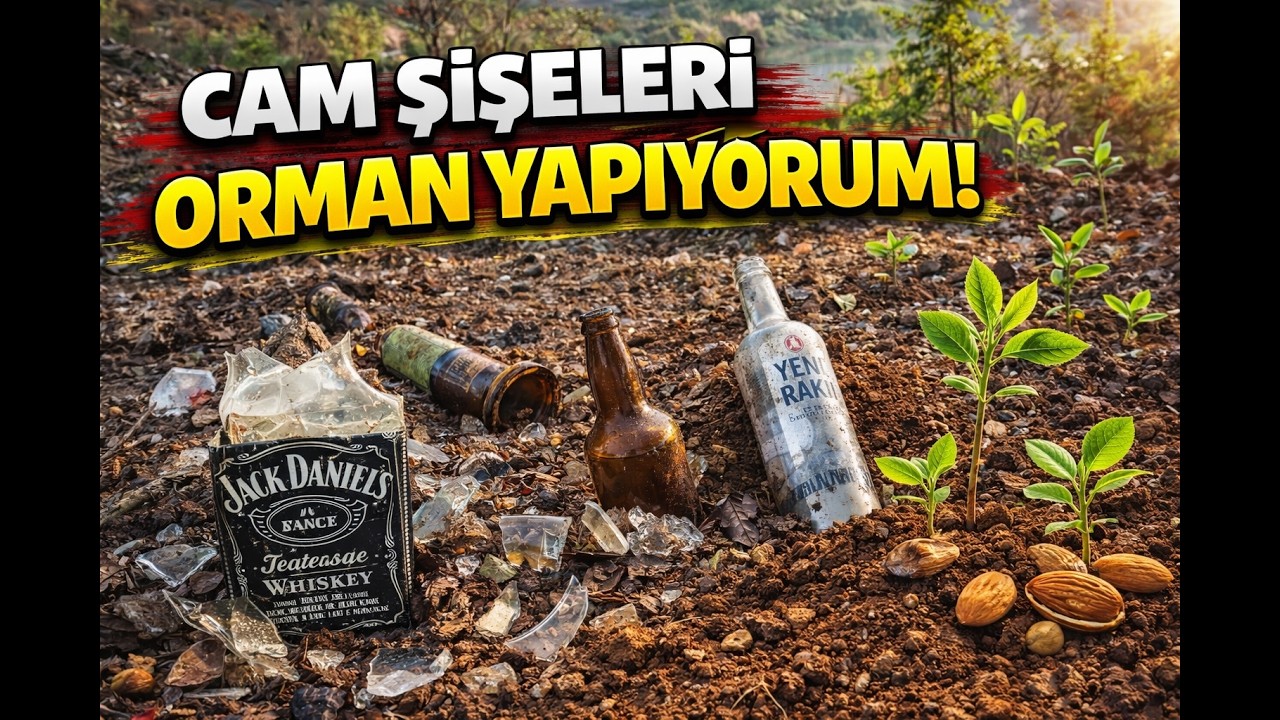 Cam Şişeleri ORMAN YAPIYORUM