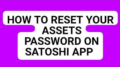 YADDA ZAKUYI RESETTING NA ASSETS PASSWORD NA SATOSHI APP #core #satoshi #metamask