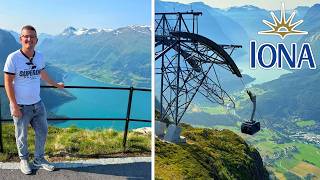 P&O Iona Norwegian Fjords DAY 4 - Olden & Loen Skylift!