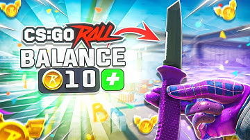 10 COINS TO A KNIFE ON CSGOROLL!!!