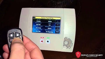 Programming the Honeywell Remote Keyfob into your system