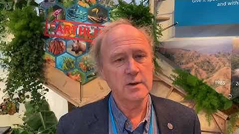 Sir Tim Smit of the Eden Project at COP26 climate summit