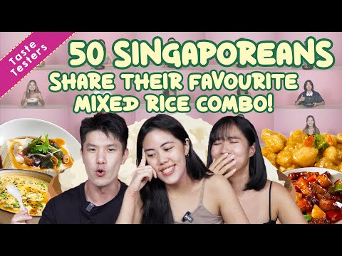 50 Singaporeans Talk About Their Mixed Rice Combo   50 Singaporeans Share   EP 5