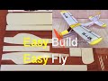 HOW TO MAKE SIMPLE MODEL AIRPLANE Hobi Cerdas