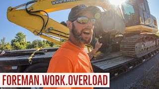 Foreman Has Busy Day (Culvert Install, Septic Excavation) POV