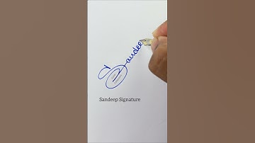 Sandeep Signature | Letter S Sign | S Signature #signature @Satish.Calligraphy