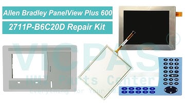 How to Repair 2711P-B6C20D Panelview Plus 600 Terminals Keypad Touchscreen LCD Display Case?