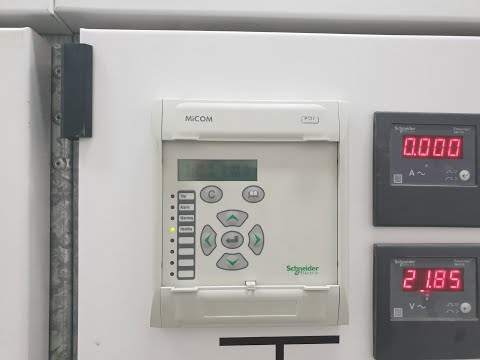 Protection relay for medium voltage switch gear   ريلاي الحماية  في الموزع