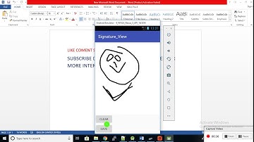 android capture digital human signature