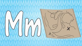 Letter M Song for Kids - Words that Start with M - Animals that Start with M