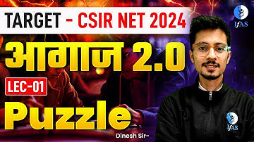 CSIR NET General Aptitude Puzzle | General Aptitude for CSIR NET Dec 2024 | IFAS Aptitude