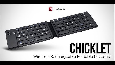 PORTRONICS CHICKLET WIRELESS KEYBOARD