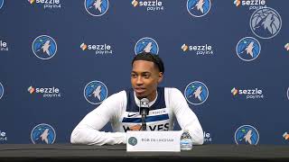 Rob Dillingham Player of Timberwolves | Media Day Press Conference 09.29.25