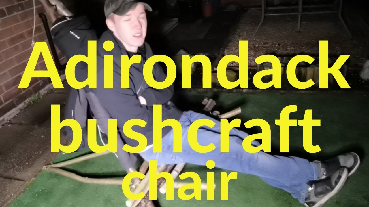 Adirondack bushcraft chair